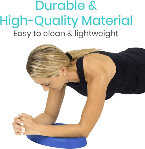 Vive Oval Balance Pad, Wobble Cushion for Physical Therapy, Soft Stability Trainer for Workouts and Yoga