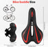 MSDADA Road Bike Seat Mountain Bike Saddle - Soft Cushion Padded Gel Bicycle Seats for Comfort Men Women - Comfortable