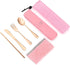 Travel Utensils Set with Case | Portable Silverware Set | Reusable Stainless Steel Flatware | Includes