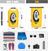 Waterproof Dry Bag with Solar Bluetooth Speaker & Light, 20L Roll Top Dry Sack for Kayaking, Hiking
