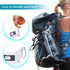 Sports Water Bottle with Straw & Handle, BPA-Free, 27oz Leakproof Bottle with Motivational Marker for Outdoor Activity