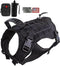Tactical Dog Vest with Pouch, Training Molle Vest with Handle, K9 Military Dog Harness, No Pull Service Dog Vest XL