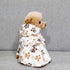 Junchl Small Dog Bathing Towel, Adjustable Dog Bath Robe for Cold Weather, Puppy Pajamas Warm Flannel Dogs Pjs, Pet