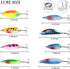 Fishing Spoons Lures Kit, 30pcs Hard Metal Colorful Spinner Baits for Bass Salmon Pike Walleye