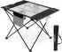 SUNNYFEEL Outdoor Folding Table - Lightweight Compact Camping Table, Roll Up Top Portable Small Camp Tables
