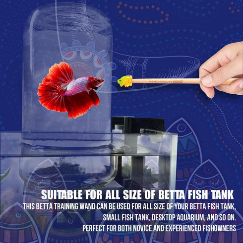 Fish Training Stick Toys, Betta Training Wand for Fish Tank Decor