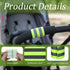 Apojgitn 6 Pack Reflective Bands for Strollers, High Visibility Reflective Bands Wristbands Durable Safety Reflector