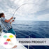 Whoasyst 50PCS Swimming Simulation Shrimp Swimbaits Baits Topwater Floating Lures Soft Artificial Shrimp Fishing