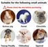 Rypet Guinea Pig Harness and Leash, Soft Mesh Small Animal Harness with Safe Bell, No Pull Comfort Vest
