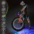 4 2 1 1 VIHOSE Pcs Disco Bike LED Light Bike Wheel Frame LED Lights and Headlights with Battery Powered Bicycle Bright