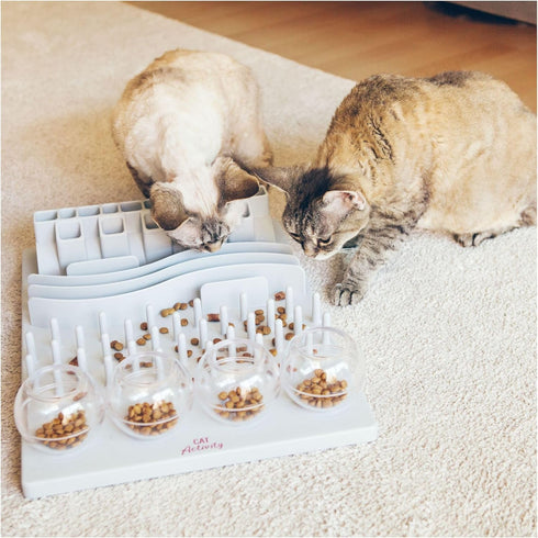 TRIXIE Fun Board Cat Puzzle Game - Interactive Treat Dispenser