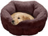 Furhaven 23" Round Self-Warming Pet Bed for Indoor Cats & Medium/Small Dogs, 100% Washable, Hi Lo Plush Luxe Faux Fur