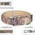 EXCELLENT ELITE SPANKER 1.5" Width Military Dog Collar, Adjustable Metal D Ring & Buckle for Medium Large Dogs