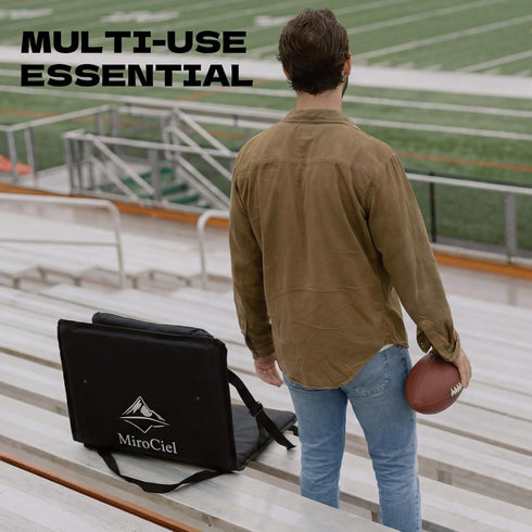 Stadium Seat with Back Support: Lightweight Foldable Bleacher Cushion for Outdoor,Sport Events,Picnic,Camping,Hiking