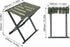 gernie 600 lbs, Folding Stool, Portable Heavy Duty Camping Stool, Hold up to Outdoor Portable Chair, Compact Folding