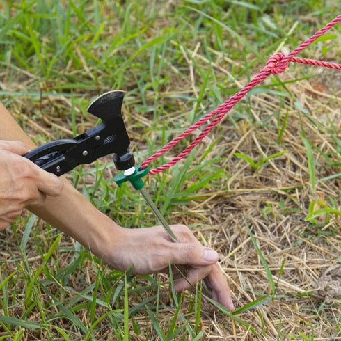 Tent Stakes, 10PCS Heavy Duty Pegs, Outdoor Camping Windproof Ground Stakes for All Kinds of Ground