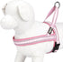 Blueberry Pet 4 Colors Soft & Comfy Reflective Jacquard Padded Dog Harness, Adjustable, Pink, Large, Chest Girth 30" -