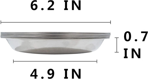 Dog Bowls Cat Bowls 5-Pack (Stainless Steel Bowls, Dish)