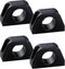 Blue Shark 153- Sailboat Aluminum Deck Fairlead - 14mm line (4- Pack)