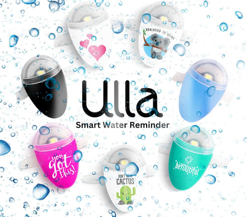 ULLA Smart Light for Water Bottle, Hydrate Reminder, Fits Most Bottles, BPA Free - You Got This