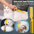 5 Pieces Razor Comb for Dogs - Hair Grooming Trimmer Comb with 25 Extra Blades for Manual Dog Hair Trimming