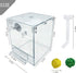 PINVNBY Bird Bath Box - Parrot No-Leakage Bathtub for Cage with Water Injector & Balls Toys (6 Pcs)