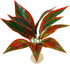 10 inch AQUANEAT Terrarium Plant, Fake Reptile Plant for Amphibian Habitat, Tall Red