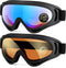 Snowboard Goggles for Men, Women, Youth, Kids, Boys or Girls - 2-Pack Snow Ski Goggles