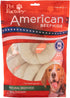 Pet Factory American Beefhide 3-4" Donuts Dog Chew Treats - Natural Flavor, 8 Count