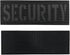 Security Patch Reflective Laser Cut 4"×1.4" for Jacket, Enforcement Plate Carrier Tactical Vest Uniforms with Hook and