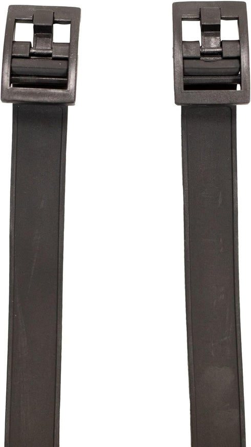 Scuba Choice Diving Rubber Knife Straps - Pair, Black, 20" Long for Secure Attachment