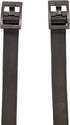 Scuba Choice Diving Rubber Knife Straps - Pair, Black, 20" Long for Secure Attachment