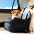TOPOmerice Dog Car Seat for Small Dogs, Elevated Pet Booster Seat with Safety