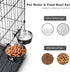 Crate Water Bowl No Spill, 2 Pack Hanging Dog Bowls for Kennel, Mountable, Large Stainless Steel Pet Cage Accessories