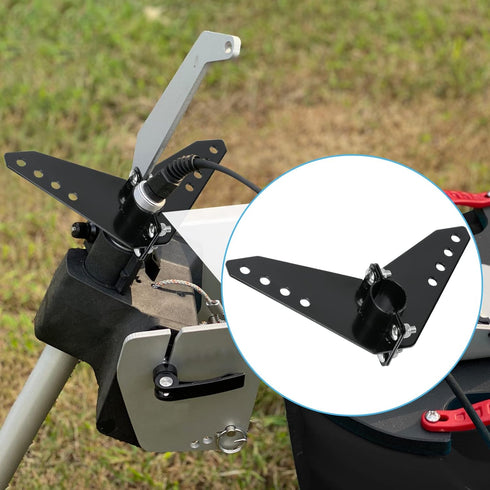 Haoguo Steering Triangle for Newport NK-180S Brushless Kayak Motor, Stainless Steel Structure, Easy Installation
