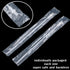 50 Pieces Disposable Artificial Insemination Rods, Flexible Breeding Catheter Tube for Dog Goat Sheep (White, 10.8