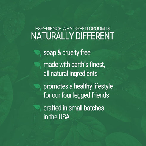 Green Groom Odor Eliminator Dog Shampoo, 16 oz - All Natural Ingredients, Powerful Deodorizing Formula