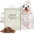 Plexon Metal Dog Food Storage Container with Scoop - Small Dog Food Container