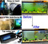 Aquarium Clean Light,3W Mini Light with Timer Submersible Green Clean Light,Fish Tank Water Clean Green Algae Clear Waterproof Clean Lamp for Aquarium,Pond,Swimming Pool,Home Clean