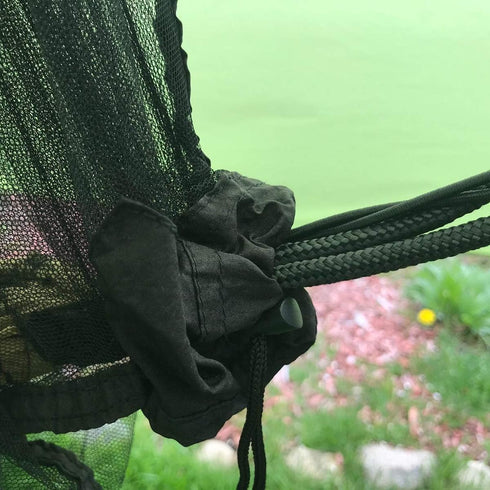 Hammock Bug Mosquito Net XL, 11x4.6FT Polyester Fabric for 360 Degree Protection