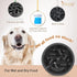 Dog Slow Feeder Bowl JASGOOD, Reduce Slip Puzzle Bowl for Raised Pet Feeders, Dark Gray, Fit Opening 7.5"-8"