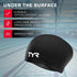 TYR Adult Long Hair Wrinkle-Free Silicone Swim Cap