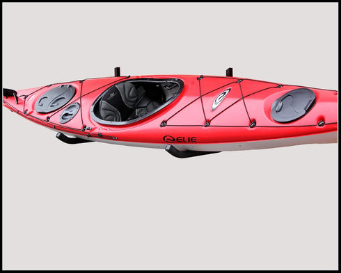 Sparehand KC-10 Wall Mount Kayak Storage Rack with Safety Strap, for 1 Kayak - Garage Organization