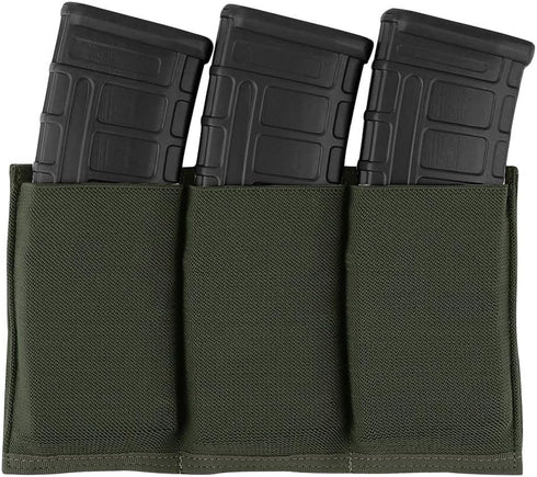 KRYDEX Molle 5.56mm Single/Double/Triple Magazine Pouch for .223 5.56 Magazine