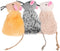 SEWACC 3pcs Cat Toys Interactive Kitten Plush Toy for Exercise and Play