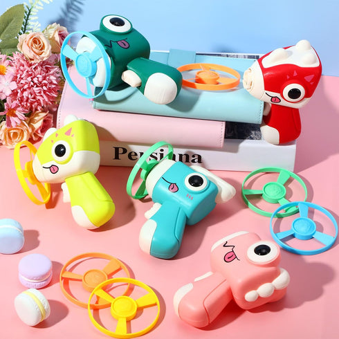 45 Set Arrowbash Pcs Cat Fetch Toy with Colorful Flying Propellers Cat Interactive Toys Playing Tracking Propeller Toy