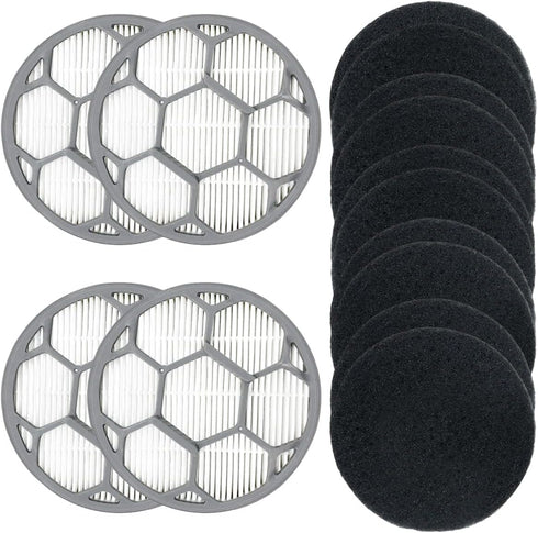 Hepa Filter Sponges for Neakasa P1 Pet Grooming Kit & Vacuum Replacement Tool Set (4 Filters+10 Sponges)