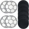 Hepa Filter Sponges for Neakasa P1 Pet Grooming Kit & Vacuum Replacement Tool Set (4 Filters+10 Sponges)