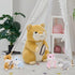 4 13" MorisMos Realistic Hamster Stuffed Animal with Surprise Squeaky Babies - Mama Plush Hamster Toy for Kids Girls