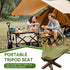 Cyrank Camping Tripod Stool Cloth, Travel Folding Camping Stool Folding Camping Chairs Portable Tripod Seat Outdoor